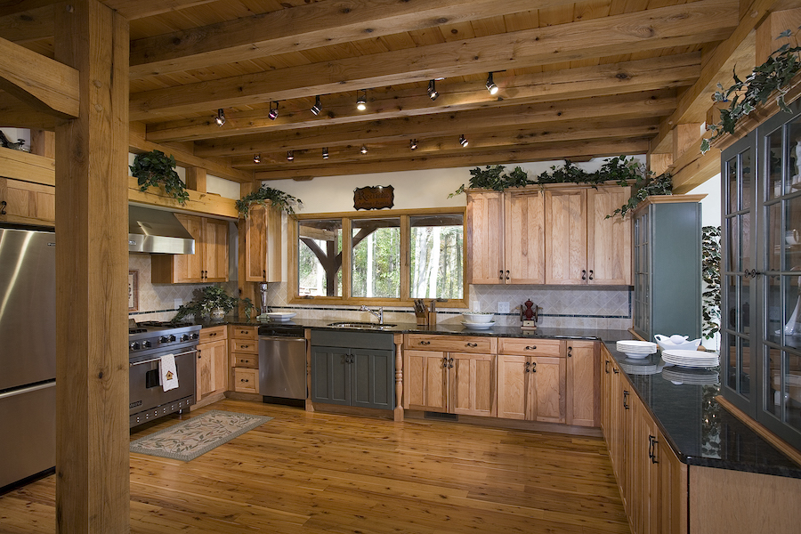 Horse Gulch timber frame kitchen featured image