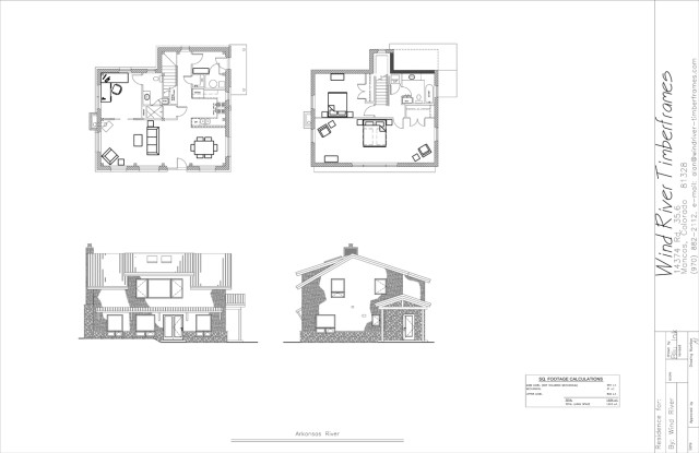 Arkansas River Timber Frame Floor Plan