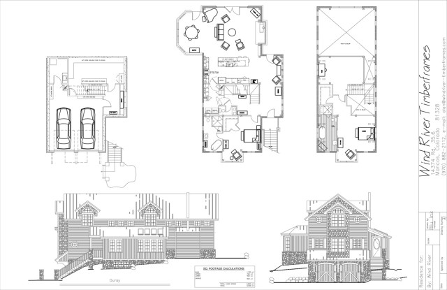 Ouray Timber Frame Floor Plan
