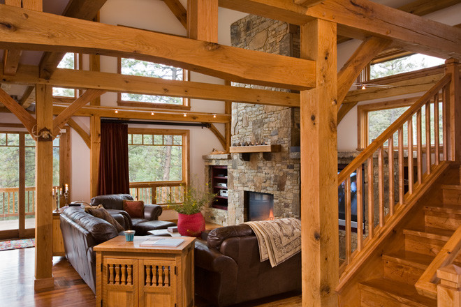 Purgatory Timber Frame Living Room