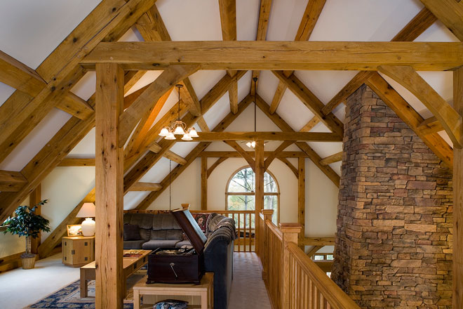 Horse Gulch Timber Frame Loft