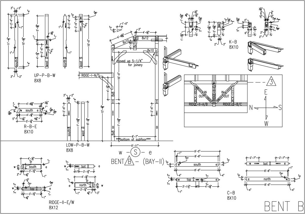 Timber Frame Shop Drawings Sample 01