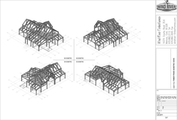 Timber Frame Plans Cover Sheet