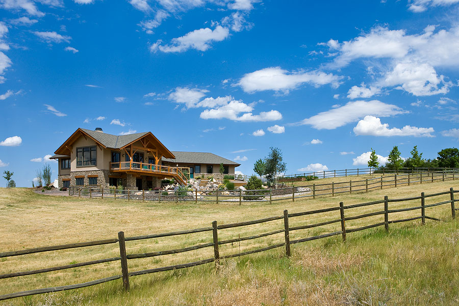 Castle Rock timber frame exterior