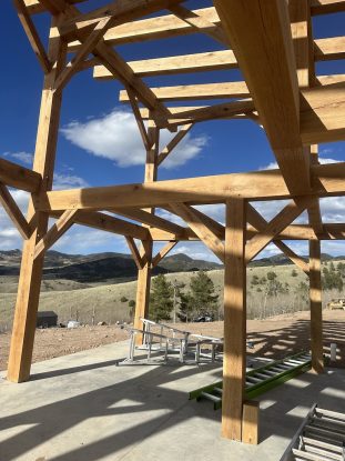2024 Westcliffe CO frame raising 03
