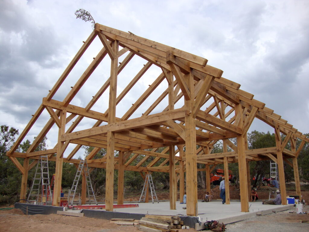 timber frame in Durango Colorado